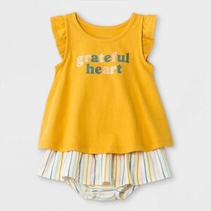 NWT Two Piece Grayson Mini Hello Adorable Shirt and Skort Set Newborn